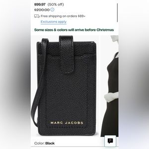 Marc Jacobs phone crossbody.